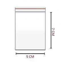 Sacos Zip Lock Herméticos 5x7cm - 500 Unidades