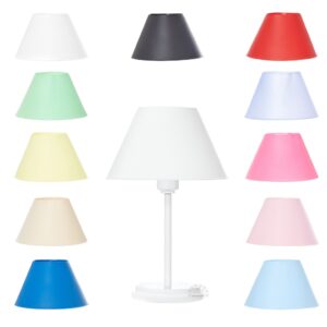 Abajur Moderno Bivolt Cúpula Colorida