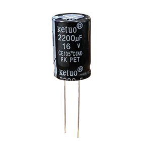 Capacitor Eletrolítico 2200uF 16V 5 Peças