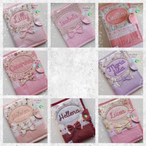 Capinha Porta Vacina Bebê Floral Personalizada