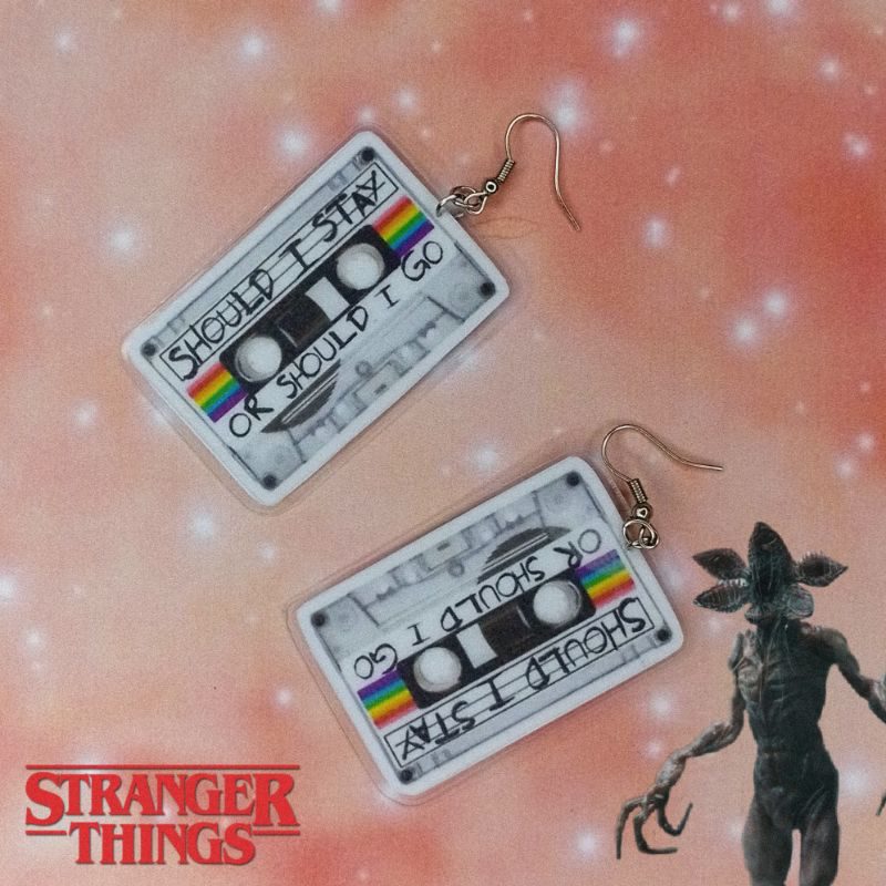 Brincos Stranger Things Fita Will Vecna 1 Brincos Stranger Things Fita Will Vecna