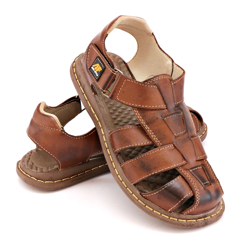 Sand?lia Couro Masculina Ortop?dica 1 Sandália Couro Masculina Ortopédica