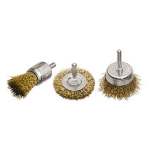 Escova Aço Mtx 3 Peças - Limpeza Metal