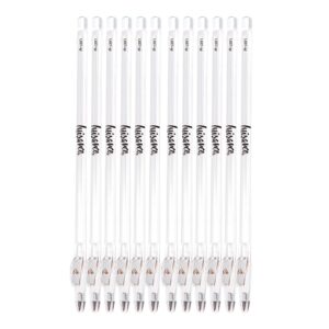 Lápis Delineador Branco 12 Unidades Luisance