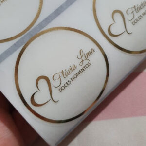 Etiquetas Adesivas Personalizadas 5x5cm