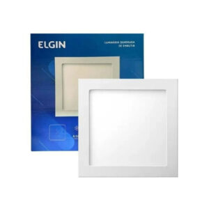Painel Plafon LED Branco 18W Embutir Quadrado
