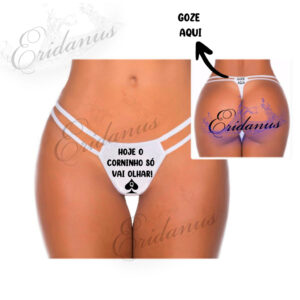 Calcinha Fetiche Cuckold - Tamanhos P/G