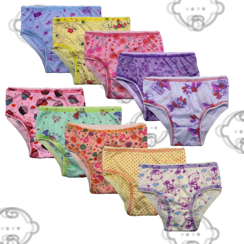 Calcinhas Infantis M?dchen - Conjunto Confort?vel 1 Calcinhas Infantis Mädchen - Conjunto Confortável