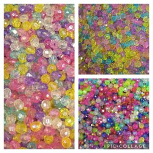 Miçangas Bolinhas Translúcidas 6mm DIY