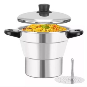 Cuscuzeira 1,4L Alumínio Polido