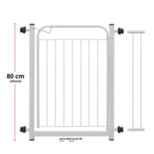 Portão Pet Ajustável 80cm - Fácil Instalação