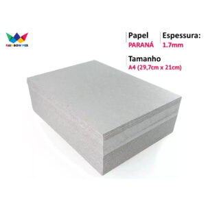 Papelão Paraná A4 1,7mm - 100 Placas