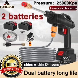 Lavadora de Alta Pressão Portátil Sem Fio 48V