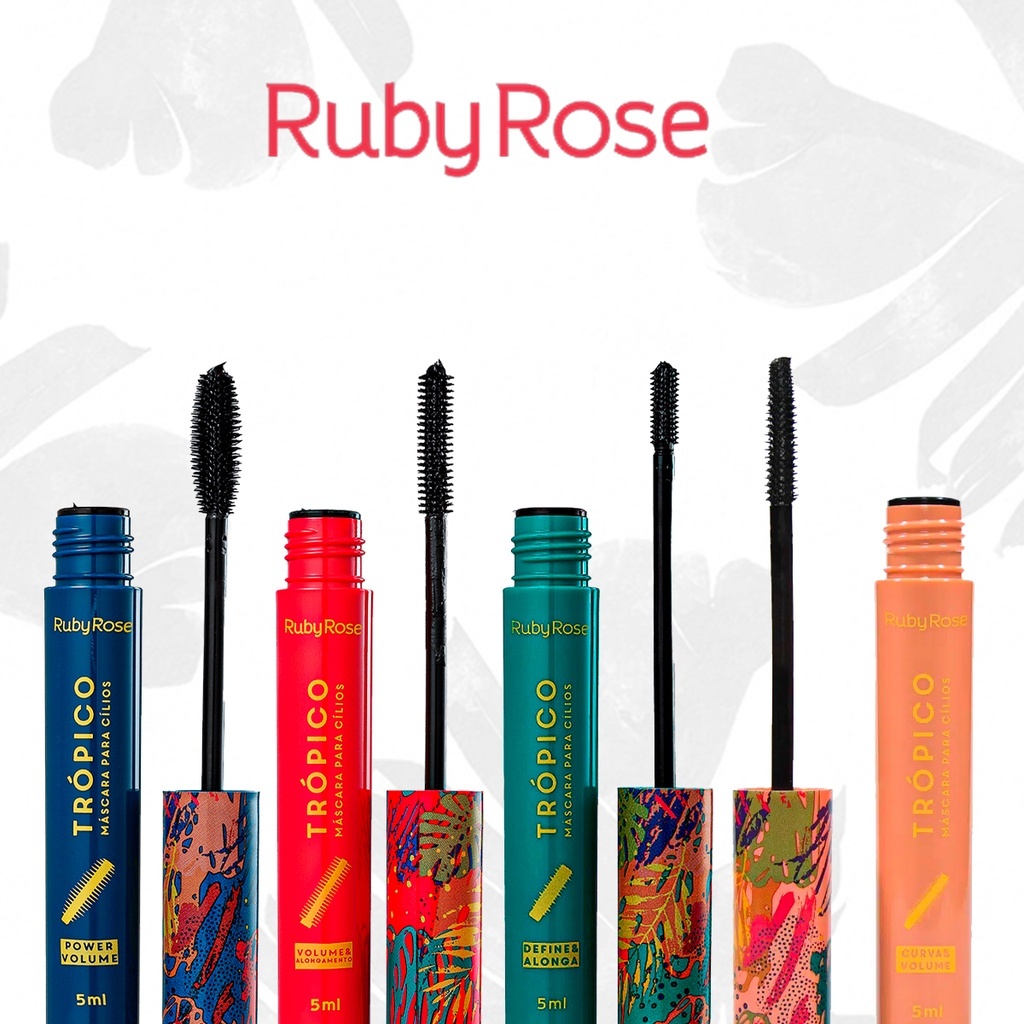 Máscara de Cílios Trópico Ruby Rose 1 Máscara de Cílios Trópico Ruby Rose
