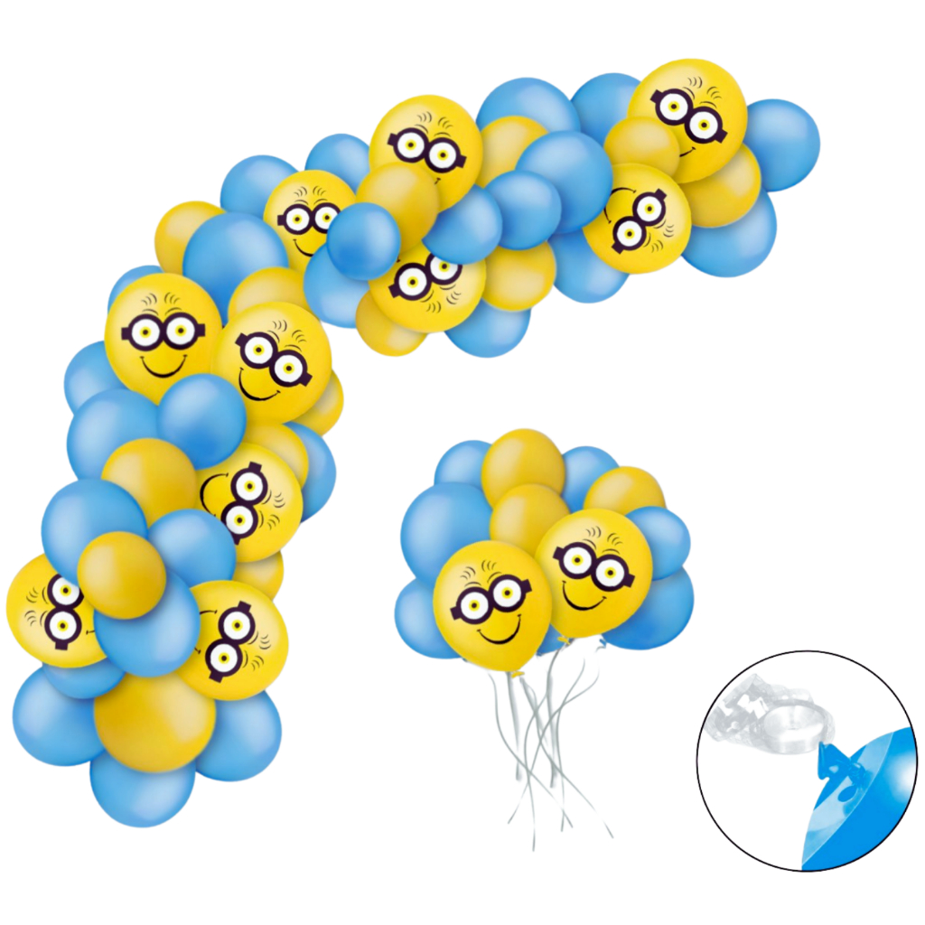 Kit Bal?es Minions - Festa Meu Malvado Favorito 1 Kit Balões Minions - Festa Meu Malvado Favorito