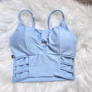 Cropped Feminino Alcinha Decotado