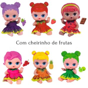 Boneca Frutinhas Cotiplás Cheiro de Fruta