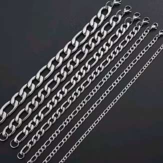 Pulseiras A?o Inox 361L 3x1 - Kit 12 Pe?as 1 Pulseiras Aço Inox 361L 3x1 - Kit 12 Peças