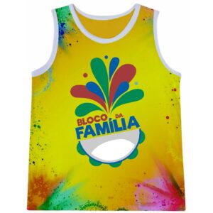 Camiseta Abadá Carnaval Poliéster Manga Curta