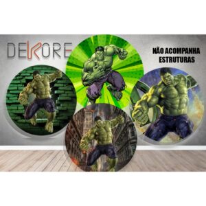 Painel Hulk Sublimado com Elástico
