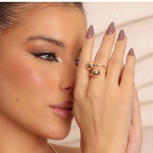 Anel de Aço Inoxidável Bijux Masculino/Feminino