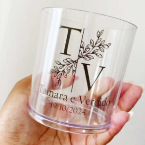 Copos de Whisky Personalizados Acrílico 300ml