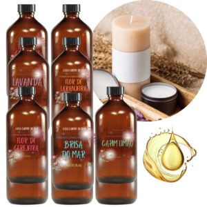 Kit Essências para Velas Artesanais | 3 Fragrâncias