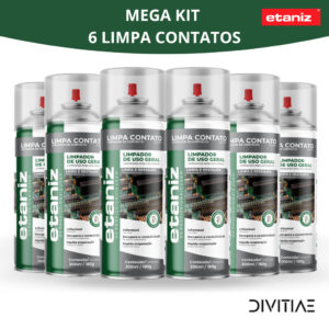 Limpa Contato Eletrônico Etaniz 300ml (Kit 6)
