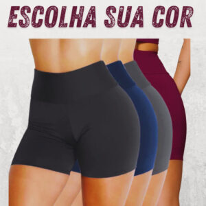 Legging Corta-Córtex Suplex Feminino Fitness Corrida