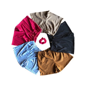 Short Canelado Básico P ao G2 - 3 ou 5 Peças