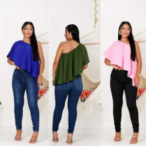 Cropped Um Ombro Gabriela Crepinho