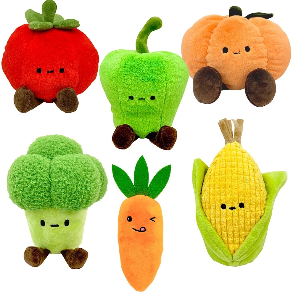 Pel?cia Vegetais Fofinhos CAA Toys 1 Pelúcia Vegetais Fofinhos CAA Toys