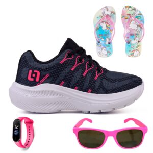 Kit Tênis Infantil + Chinelo + Acessórios
