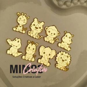 Aplicações Safari Acrílico - 50 e 30 Unidades