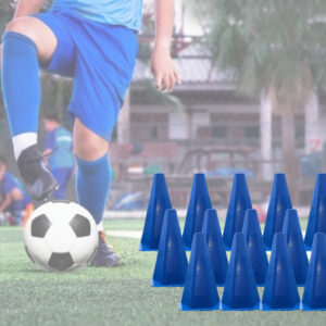 Cones Agilidade Esportiva - Kit 20 Cores