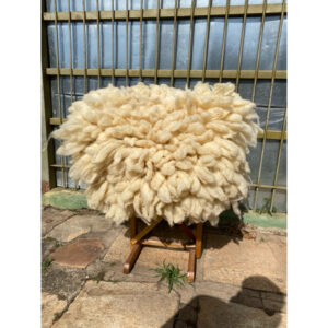 Sela de Coelhinho de Lã Branca