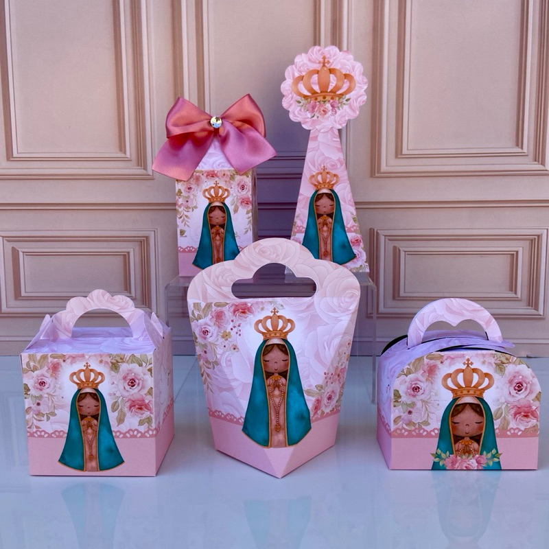 Kit Festa Personalizado Caixinhas Montar - Lembrancinhas Batizado 1 Kit Festa Personalizado Caixinhas Montar - Lembrancinhas Batizado