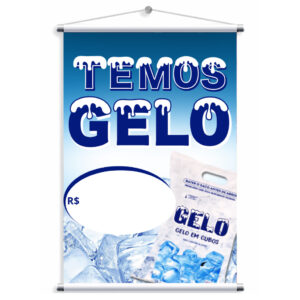 Banner Gelo Arte Pronta - 31cm (Ban)