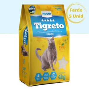 Areia Higiênica Gatos Tigreto 20kg