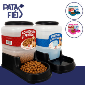 Alimentador e Bebedouro Automático Pet 3L