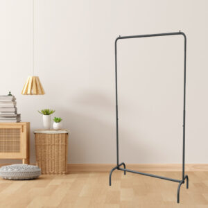 Arara de Roupas Ajustável 1,00m - Aço Preto