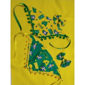 Bandana Laço Pet Brasil - Tamanho Único