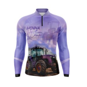 Camisa Infantil UV50+ Dry Fit Proteção Solar