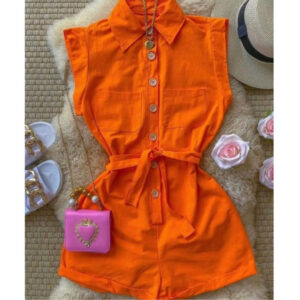 Macaquinho Curto Linho Premium – Vários Cores