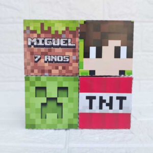 Caixas Minecraft Personalizadas – Lembrancinhas Gamer
