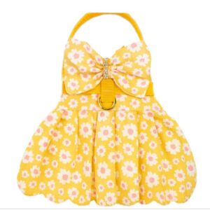 Coleira Peitoral Saia Pet Feminino – Nylon Xadrez