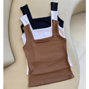 Blusa Regata Decote Quadrado Suplex Academia