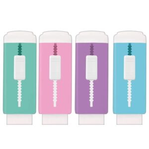 Borracha Retrátil Slide Tilibra - 2 Unidades