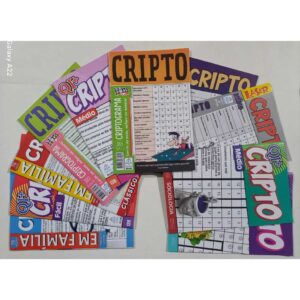 Jogos Criptogramas - 10 Exemplares