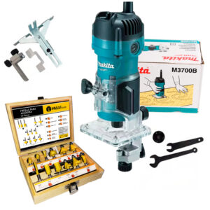 Tupia Manual Makita 530W M3700b + Acessórios